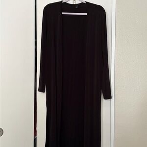 Torrid Black Open Cardigan